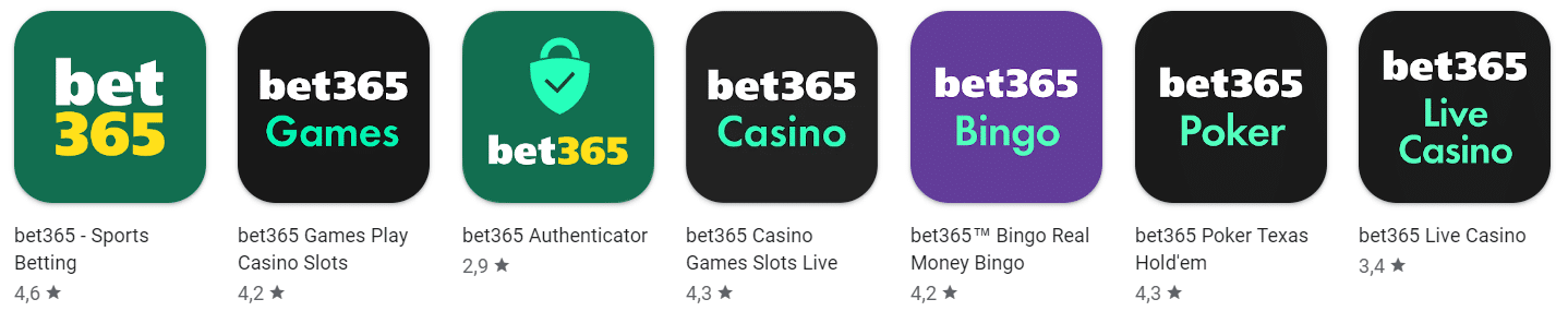 bet365 mobile apps variety for sports, casino