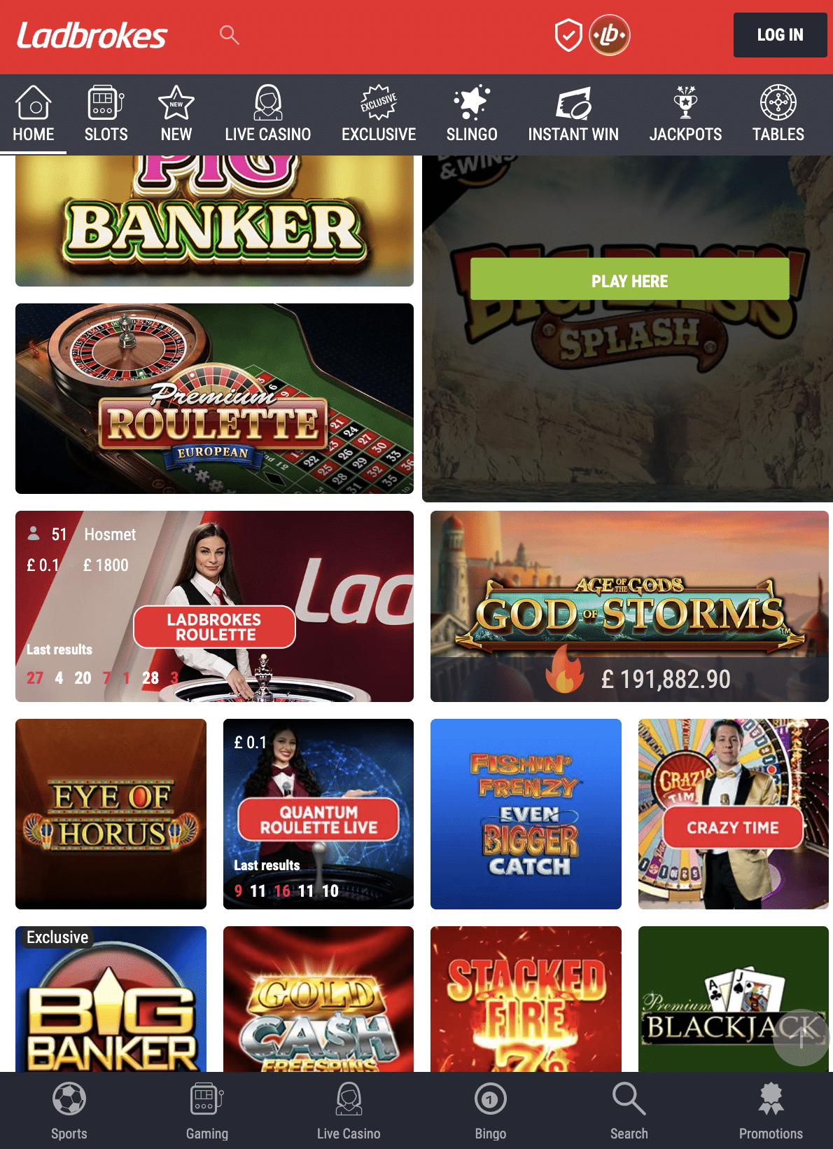 Ladbrokes casino app
