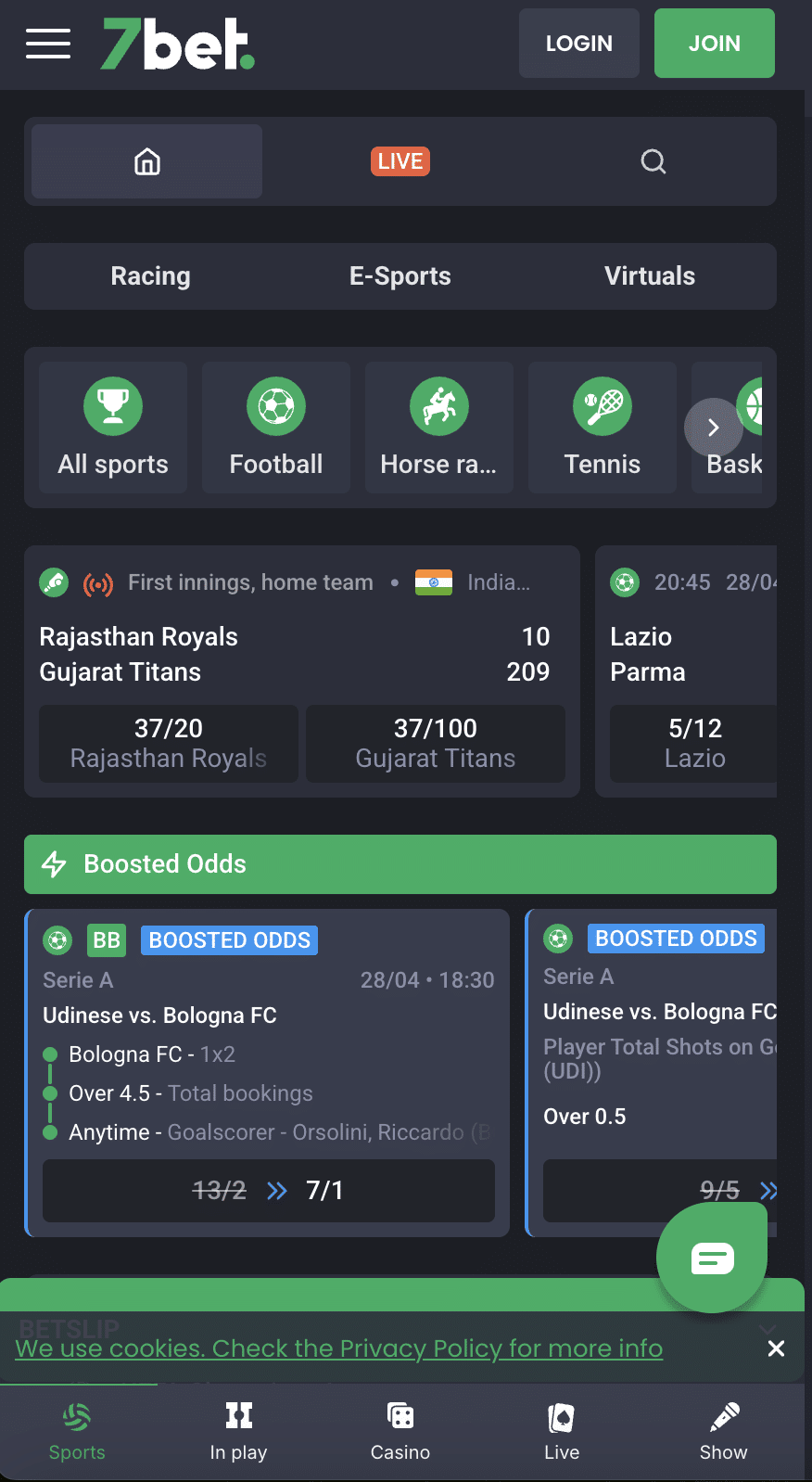 7bet football betting app best football betting sites UK
