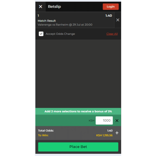 Betlion app: betslip