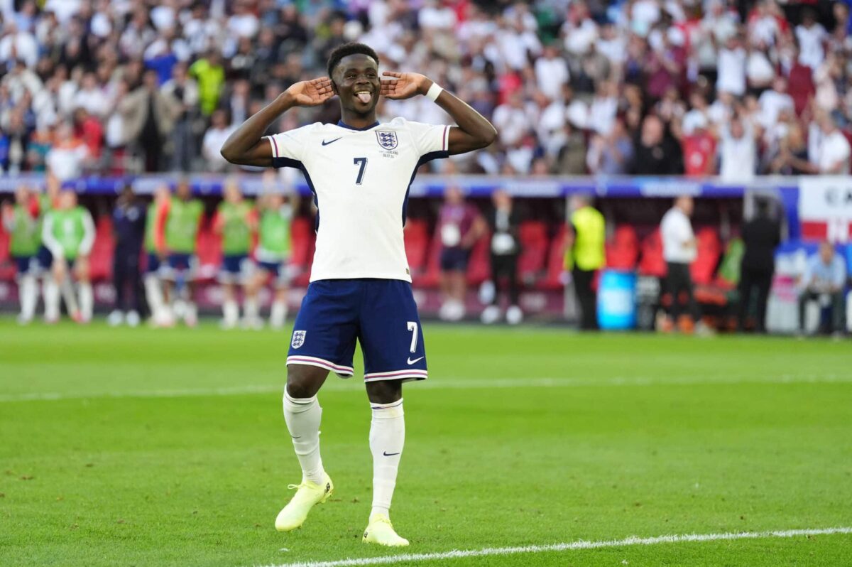 England international Bukayo Saka