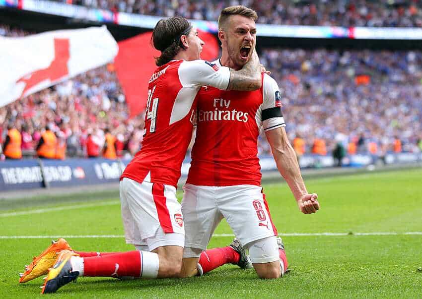 Aaron Ramsey was in the Team GB London 2012 football squad