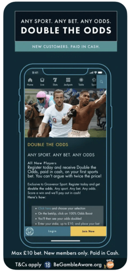 Grosvenor betting site