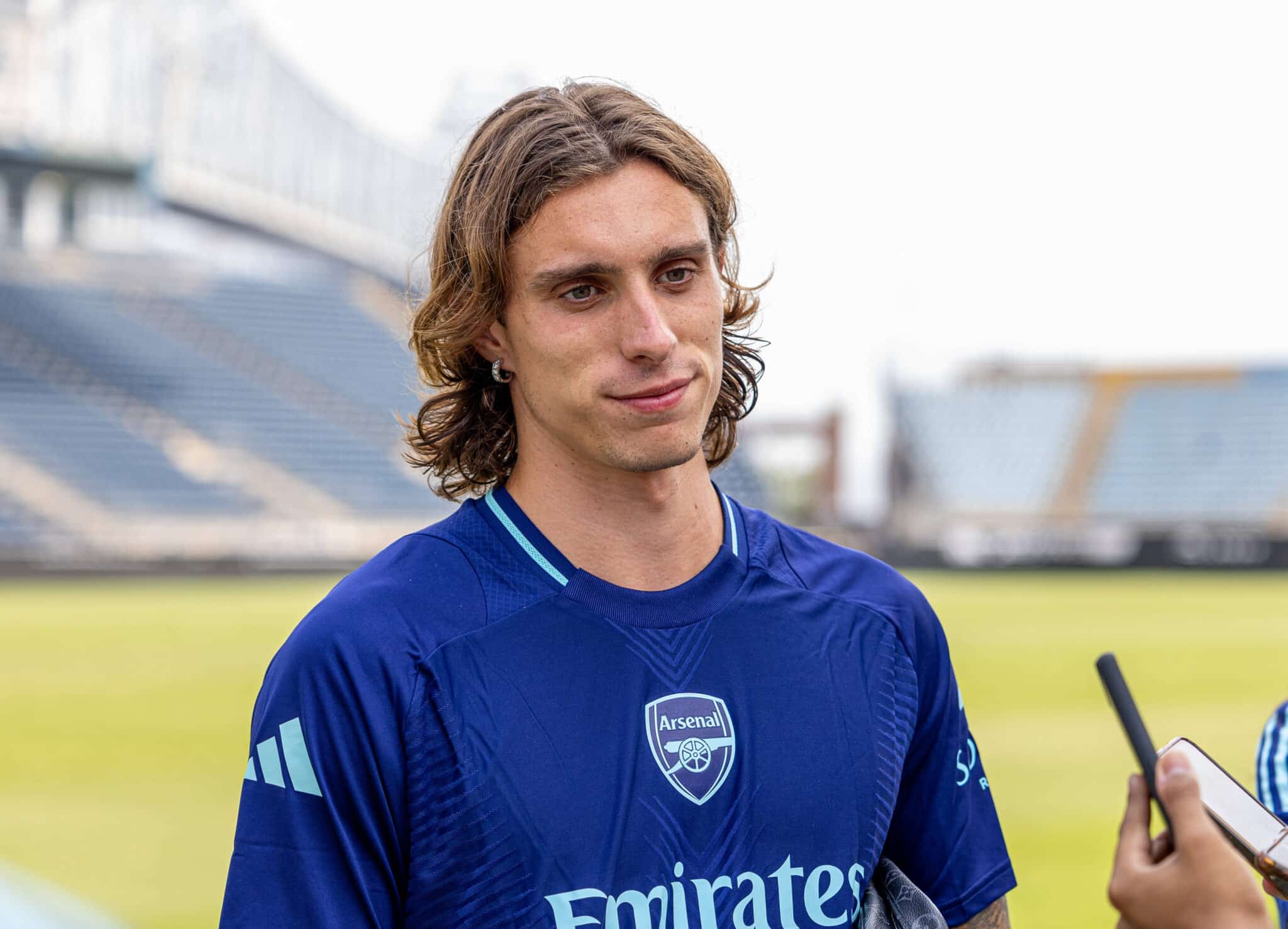 Calafiori Arsenal debut - the Italian has joined Arsenal's US tour