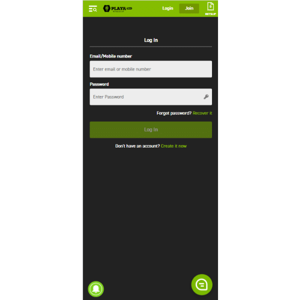 Playabets app login