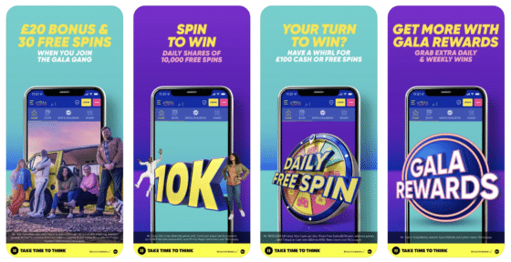 Gala spins app