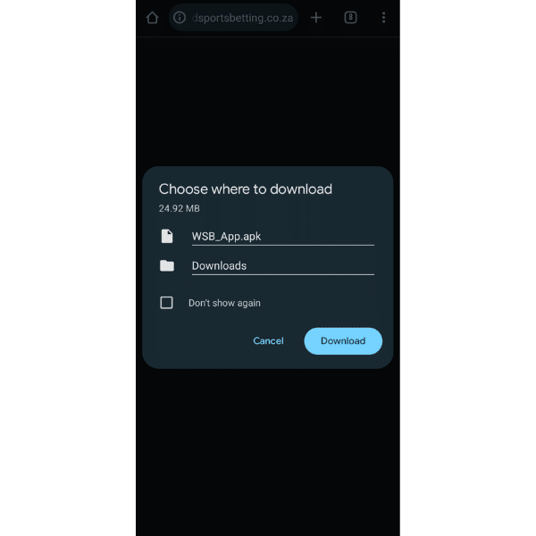 WSB app download for Android