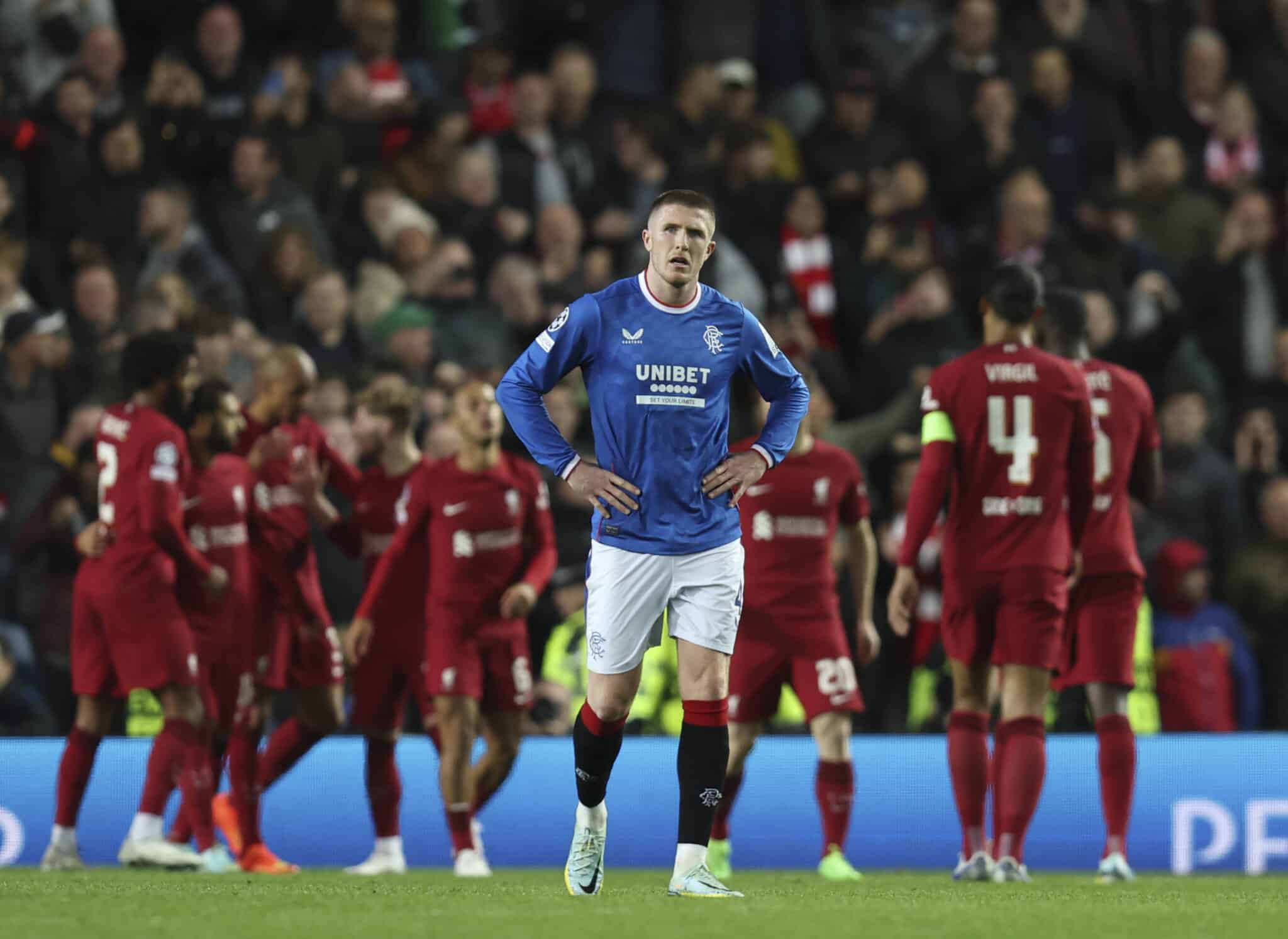 Rangers were hit for seven by Liverpool, and became the worst team in Champions League history