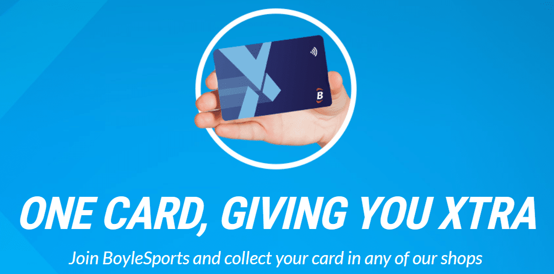 Boylesports BoyleXtra card and points loyalty program