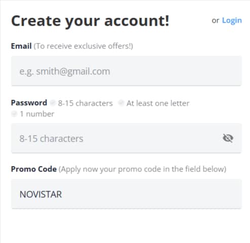 novibet-sign-up-process