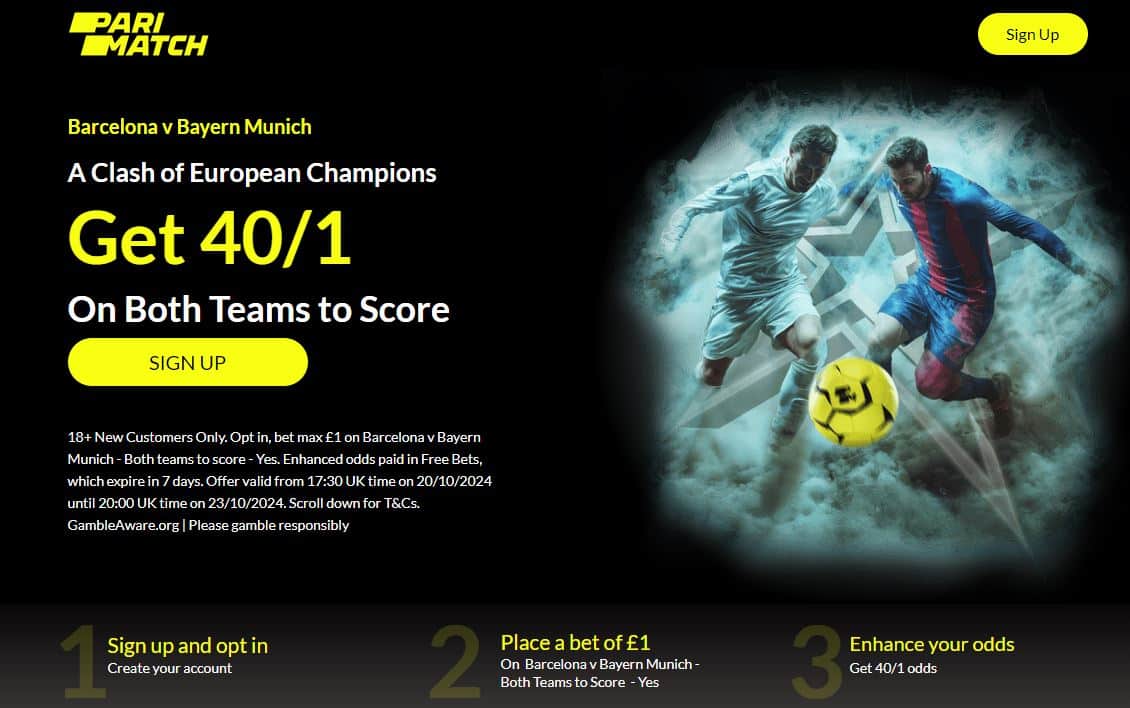 parimatch barcelona bayern FW offer