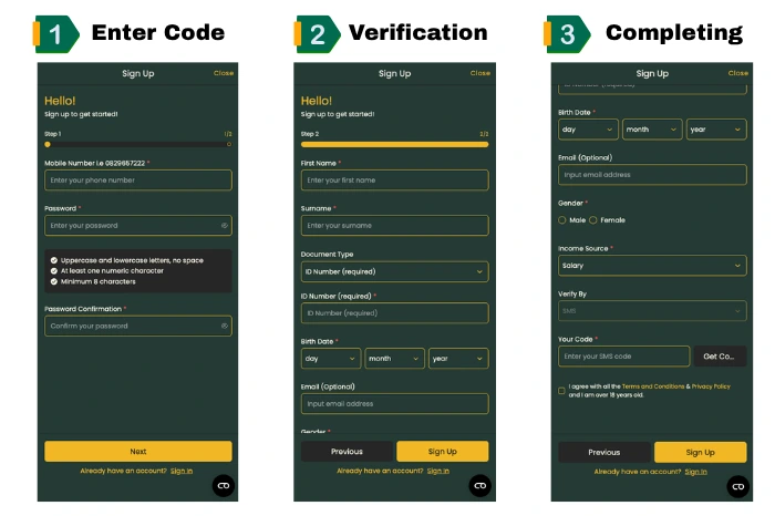 steps to apply Gbets promo code