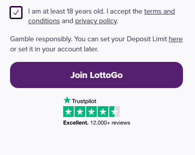 Lottogo sign up