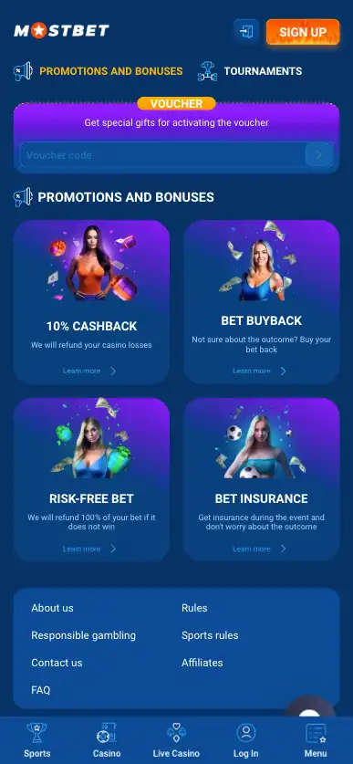 Mostbet promotion list