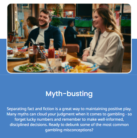 betfred safe gambling initiative - myth busting