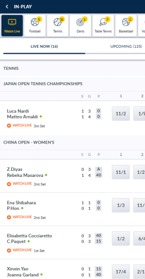 Coral betting app live streaming