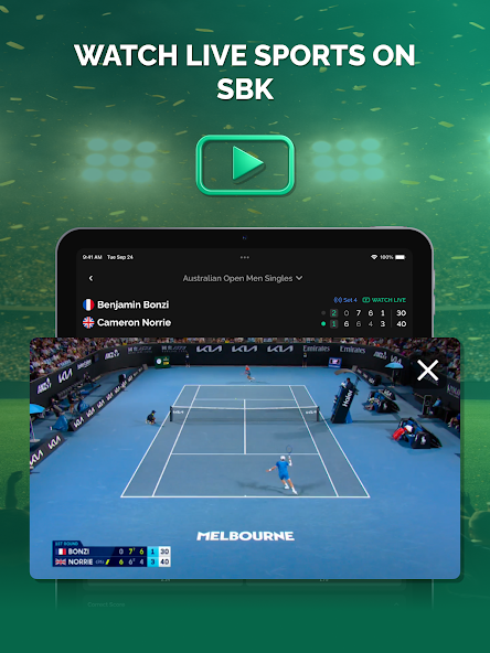 sbk best new uk betting app: live streaming feature