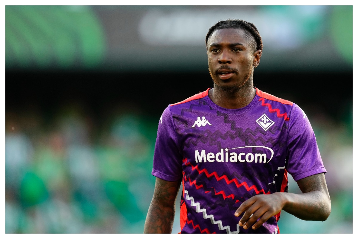Moise Kean in action for Fiorentina || Credit - Imago