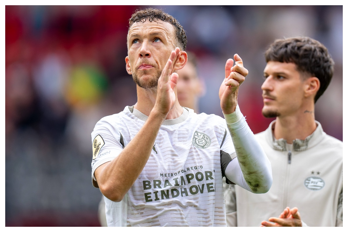 Ivan Perisic celebrating with PSV || Credit - Imago