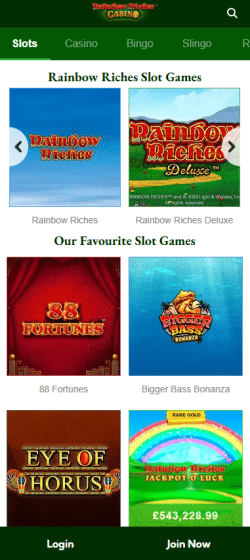 Rainbow riches slots