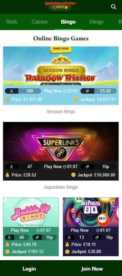 Rainbow riches bingo 