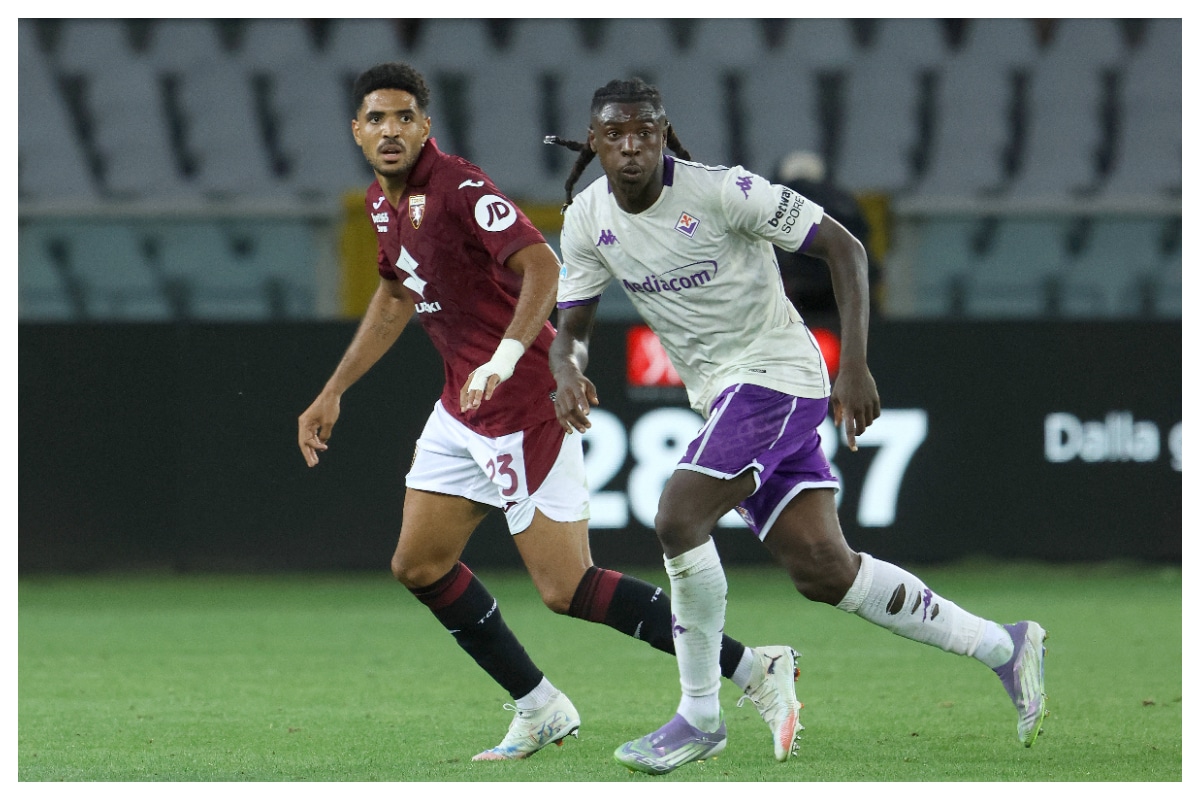Moise Kean in action for Fiorentina || Credit - IMAGO / Antonio Balasco