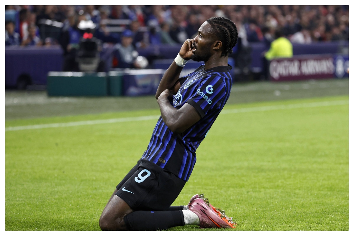 Marcus Thuram celebrating his goal for Inter || Credit - IMAGO / Marco Canoniero