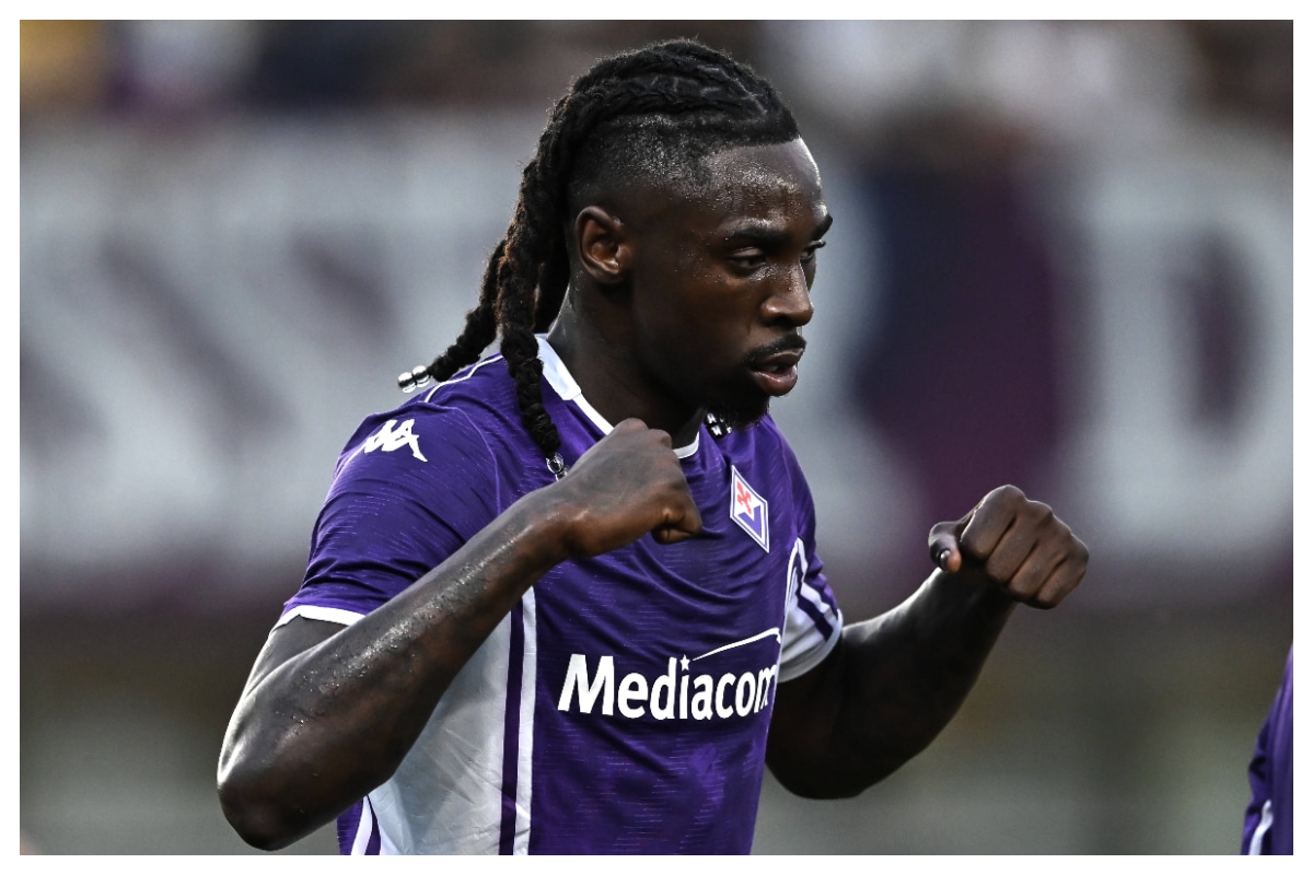 Moise Kean celebrating his goal || Imago