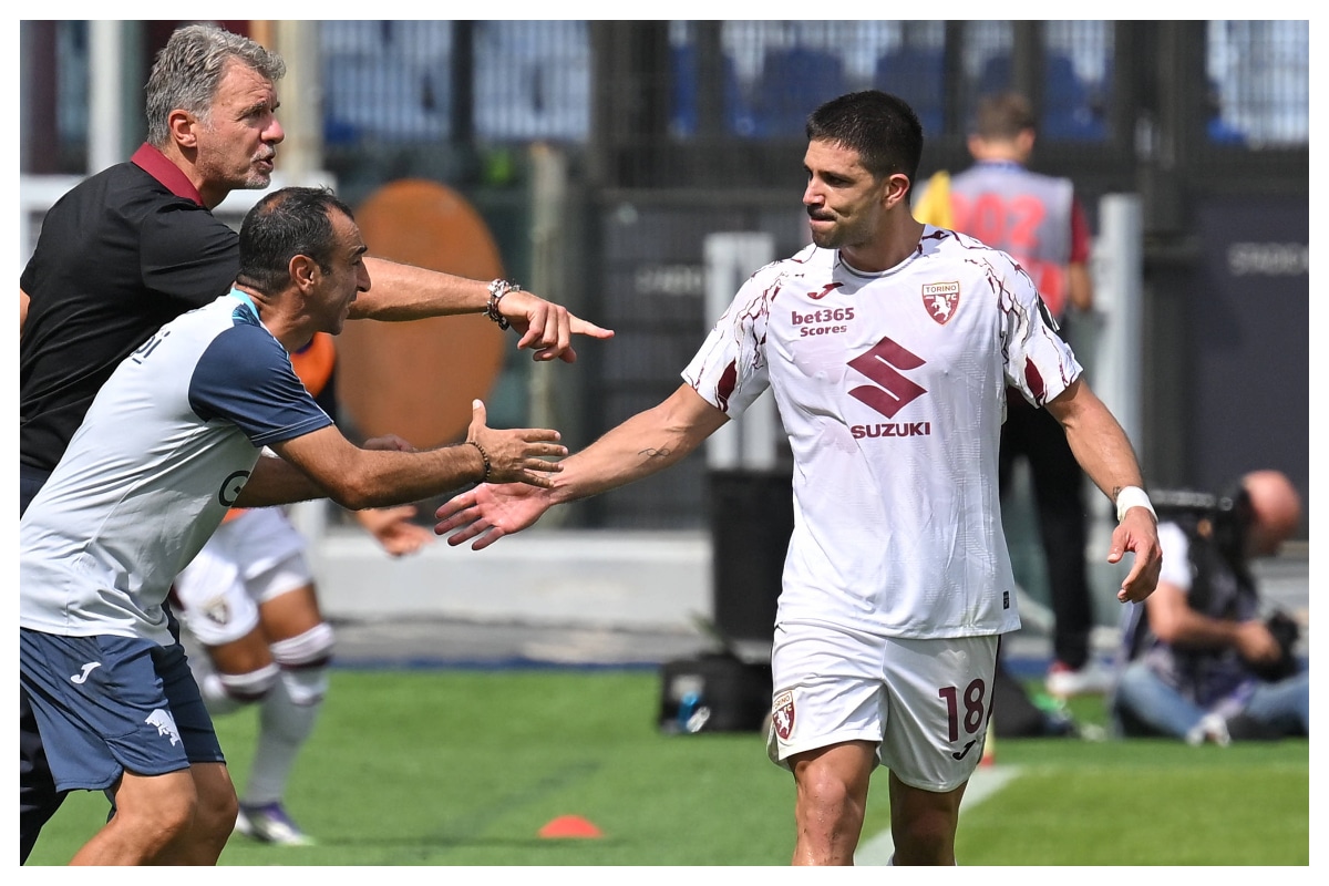 Giovanni Simeone celebrating || imago