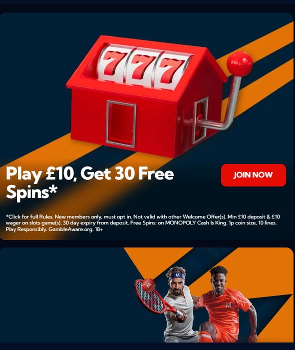 Monopoly Casino promo