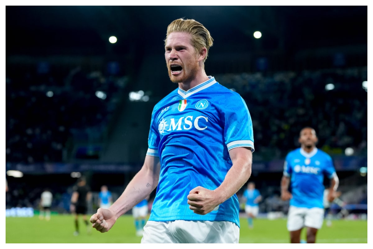 Kevin De Bruyne celebrating || CreditIMAGO / Giuseppe Maffia