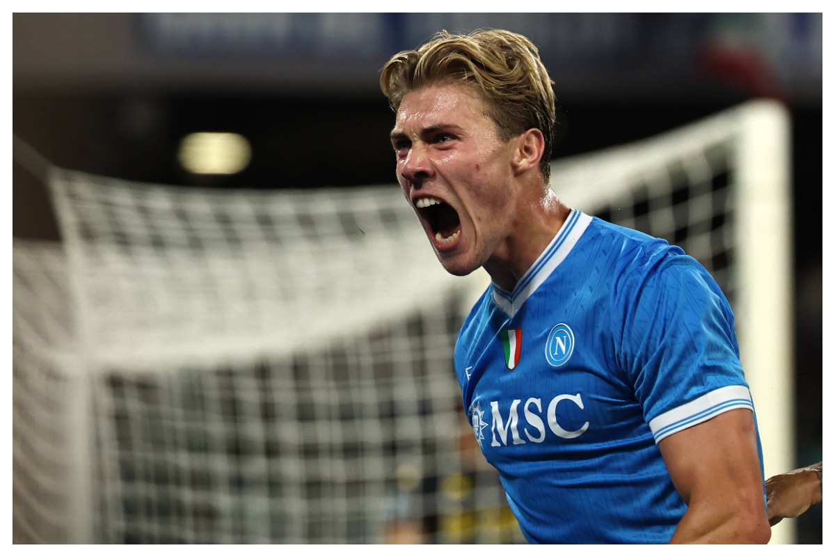 Rasmus Hojlund celebrating || Credit - IMAGO / LaPresse