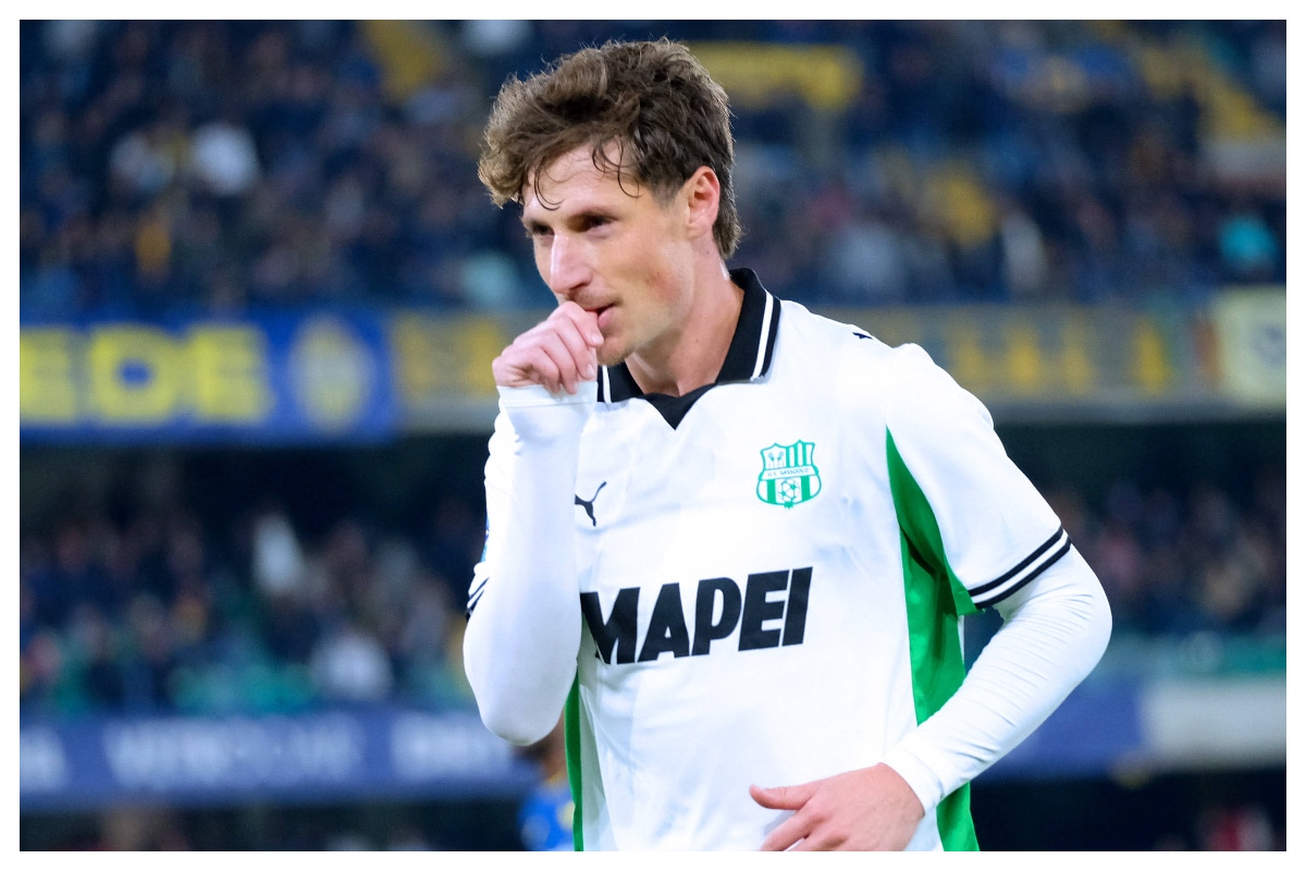Andrea Pinamonti celebrating his goal || Credit - IMAGO / Italy Photo Press