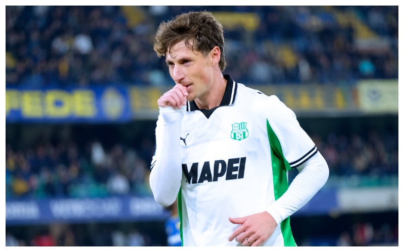 Andrea Pinamonti celebrates his goal || Credit - IMAGO / Italy Photo Press