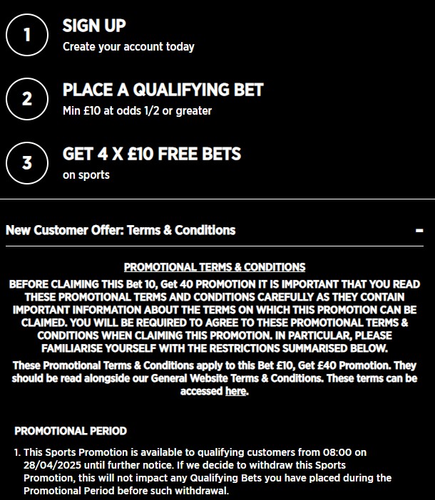 Ladbrokes sports sign up offer steps 