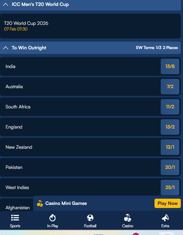 Star Sports cricket t20 world cup