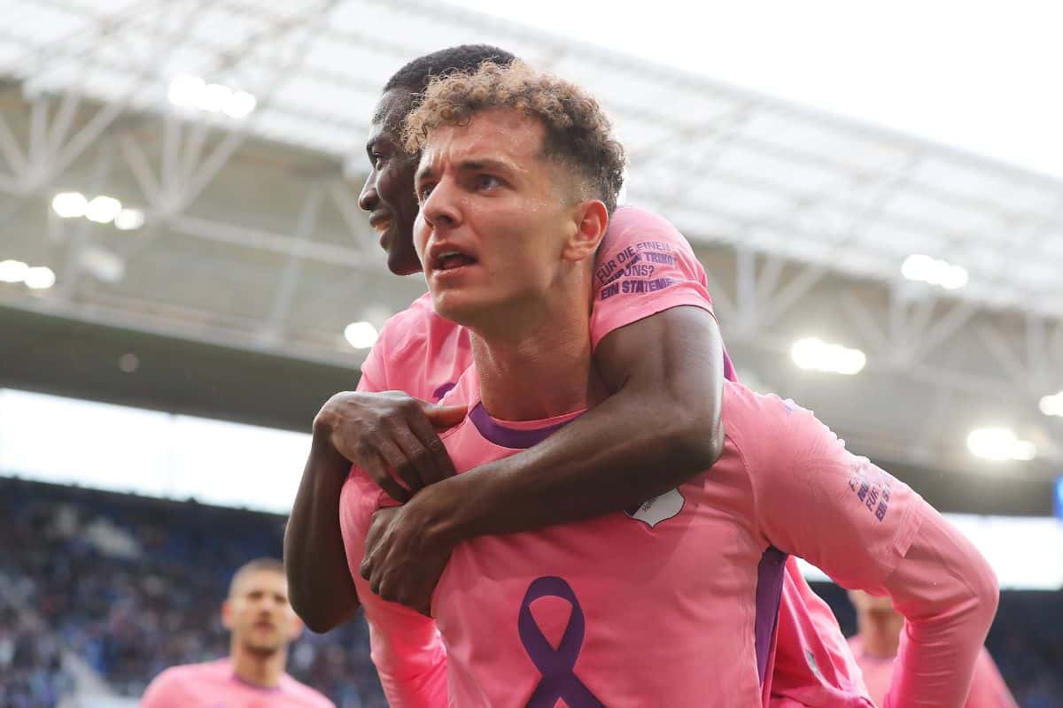 Fisnik Asllani pictured in action for Hoffenheim.