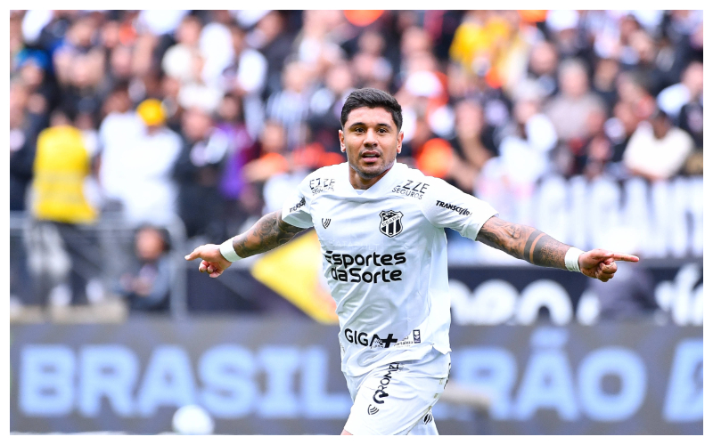 Antonio Galeano from Ceara celebrates the goal || Credit - IMAGO / Fotoarena