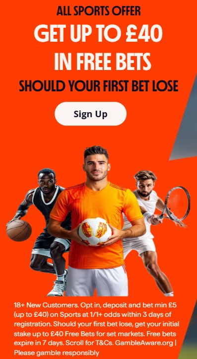 betano uk sign up offer: get up to £40 in free bets if your first bet is a loss