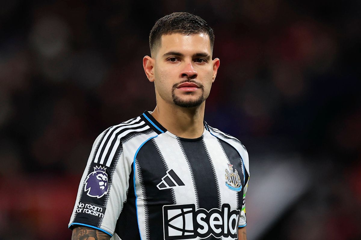 Bruno Guimaraes pictured in action for Newcastle - Photo by IMAGO / Pro Sports Images