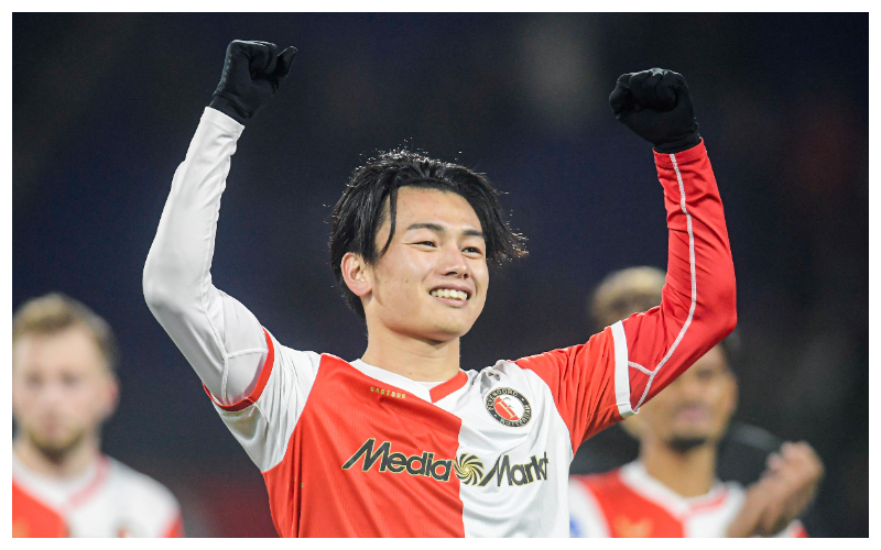 Ayase Ueda celebrating || Credit - IMAGO / Orange Pictures