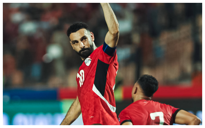 Salah celebrating during the qualifiers || Credit - IMAGO / NurPhoto