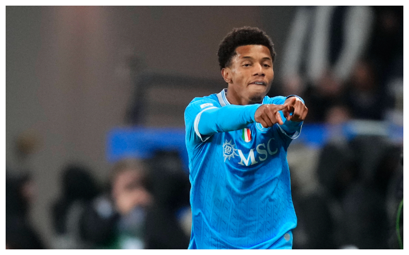 David Neres celebrating for Napoli || Credit - IMAGO / NurPhoto