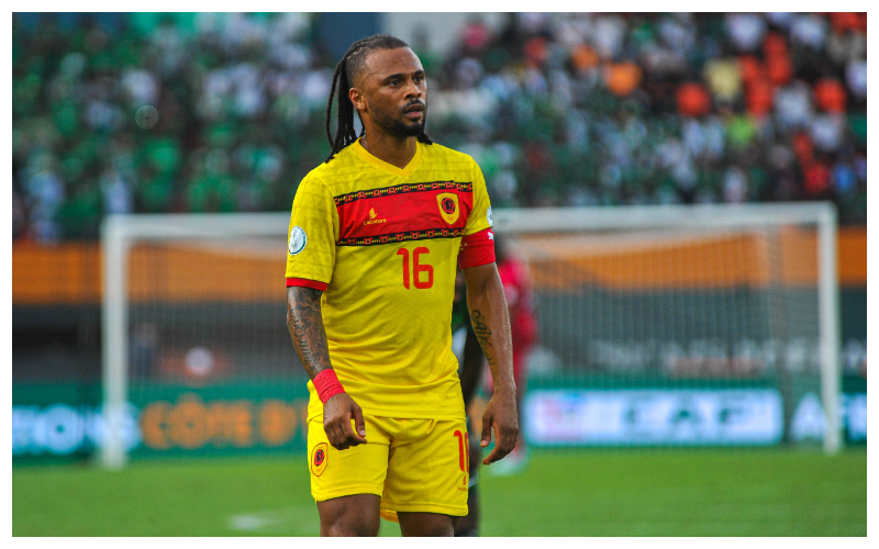 Fredy in action for Angola || Credit - IMAGO / Shengolpixs