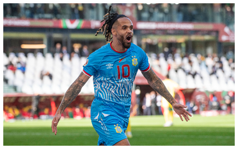 Theo Bongonda scores for DR Congo || Credit - IMAGO / Didier Lefa Studio