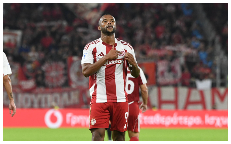 Ayoub El Kaabi celebrating || Credit- IMAGO / One Inch Productions