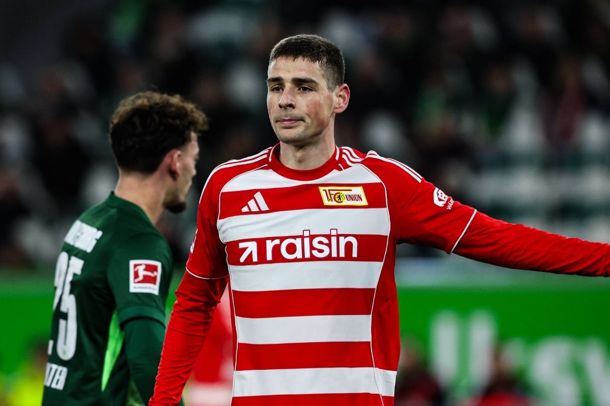 Union Berlin's Andrej Ilic pictured in action