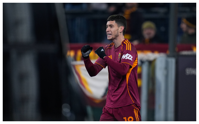 Matias Soule scores for Roma || Credit - IMAGO / ZUMA Press Wire