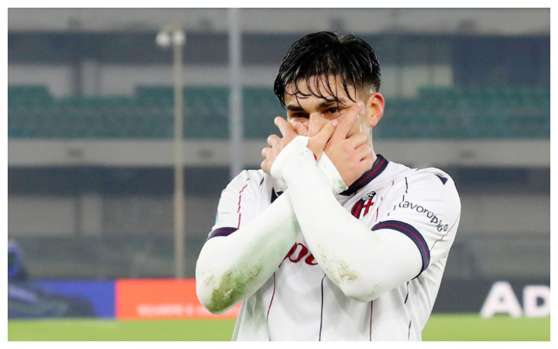 Santiago Castro scored for Bologna || Credit - IMAGO / LaPresse
