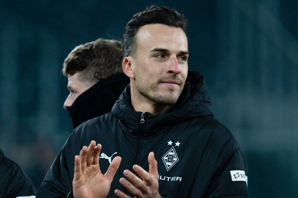 Borussia Monchengladbach striker Haris Tabakovic pictured in action